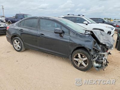 Czwarte zdjęcie samochodu z boku: 2013 HONDA CIVIC LX VIN:2HGFB2F57DH506544 - miniatura