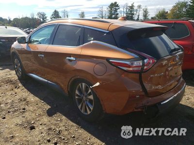 Drugie zdjęcie samochodu z przodu: 2017 NISSAN MURANO SV VIN:5N1AZ2MH3HN116289 - miniatura