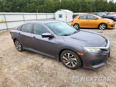 Czwarte zdjęcie samochodu z boku: 2017 HONDA CIVIC EX VIN:2HGFC2F73HH571184 - miniatura