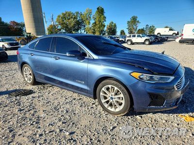 Czwarte zdjęcie samochodu z boku: 2019 FORD FUSION SEL VIN:3FA6P0MU2KR131149 - miniatura
