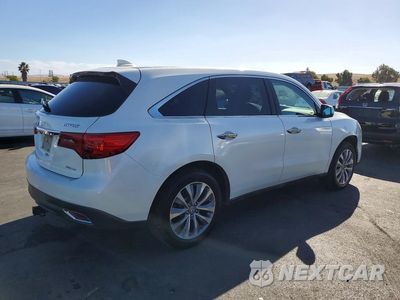 Trzecie zdjęcie samochodu z tyłu: 2014 ACURA MDX TECHNOLOGY VIN:5FRYD4H45EB023853 - miniatura