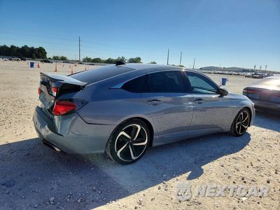 Trzecie zdjęcie samochodu z tyłu: 2021 HONDA ACCORD SPORT VIN:1HGCV1F34MA068292 - miniatura