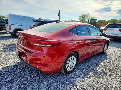 Trzecie zdjęcie samochodu z tyłu: 2017 HYUNDAI ELANTRA SE VIN:5NPD74LF7HH154241 - miniatura