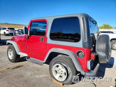 Drugie zdjęcie samochodu z przodu: 1999 JEEP WRANGLER / TJ SPORT VIN:1J4FY19S7XP473158 - miniatura