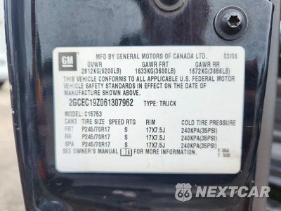 Zdjęcie 12 z 12 samochodu: 2006 CHEVROLET SILVERADO C1500 VIN:2GCEC19Z061307962 - miniatura