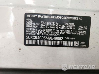 Zdjęcie 14 z 14 samochodu: 2021 BMW X5 SDRIVE 40I VIN:5UXCR4C05M9E49862 - miniatura