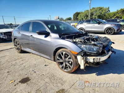 Czwarte zdjęcie samochodu z boku: 2021 HONDA CIVIC SPORT VIN:2HGFC2F87MH518958 - miniatura