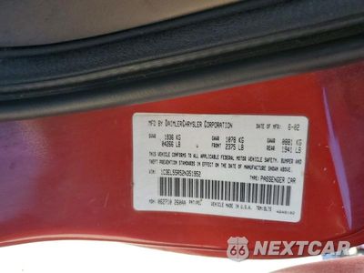 Zdjęcie 12 z 12 samochodu: 2002 CHRYSLER SEBRING LXI VIN:1C3EL55R52N351952 - miniatura