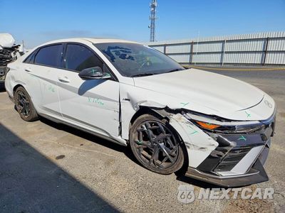 Czwarte zdjęcie samochodu z boku: 2025 HYUNDAI ELANTRA N LINE VIN:KMHLR4DF1SU979611 - miniatura