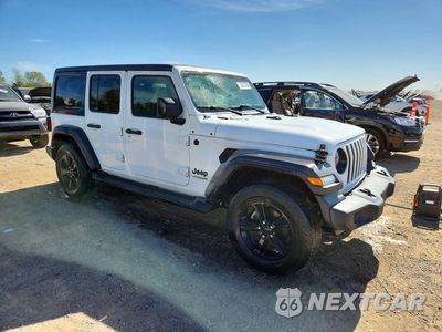 Czwarte zdjęcie samochodu z boku: 2021 JEEP WRANGLER UNLIMITED SPORT VIN:1C4HJXDN9MW507349 - miniatura