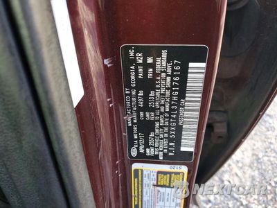 Zdjęcie 13 z 13 samochodu: 2017 KIA OPTIMA LX VIN:5XXGT4L37HG176167 - miniatura