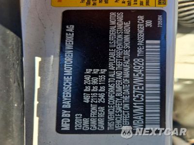 Zdjęcie 13 z 13 samochodu: 2014 BMW X1 SDRIVE28I VIN:WBAVM1C57EVW54928 - miniatura