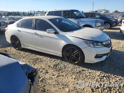 Czwarte zdjęcie samochodu z boku: 2016 HONDA ACCORD SPORT VIN:1HGCR2F68GA245368 - miniatura