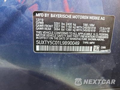 Zdjęcie 13 z 13 samochodu: 2020 BMW X3 XDRIVE30I VIN:5UXTY5C01L9B90049 - miniatura