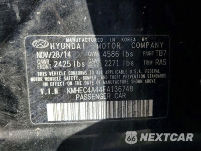 Zdjęcie 12 z 12 samochodu: 2015 HYUNDAI SONATA HYBRID LIMITED VIN:KMHEC4A44FA136748 - miniatura