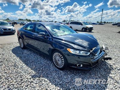 Czwarte zdjęcie samochodu z boku: 2015 FORD FUSION TITANIUM VIN:3FA6P0K94FR214716 - miniatura