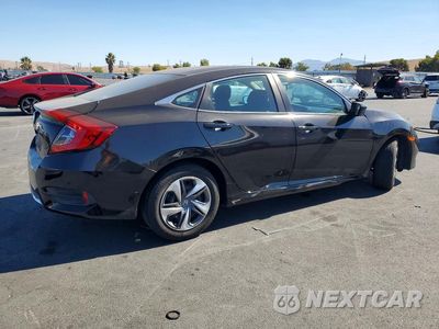 Trzecie zdjęcie samochodu z tyłu: 2019 HONDA CIVIC LX VIN:2HGFC2F6XKH565302 - miniatura