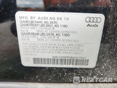 Zdjęcie 13 z 13 samochodu: 2011 AUDI Q5 PREMIUM PLUS VIN:WA1LFAFP0BA007561 - miniatura
