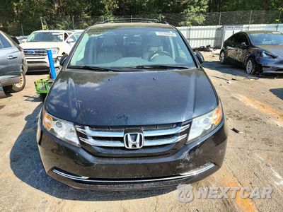 Piąte zdjęcie samochodu w środku: 2015 HONDA ODYSSEY EXL VIN:5FNRL5H63FB118011 - miniatura
