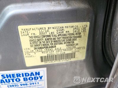 Zdjęcie 12 z 12 samochodu: 2011 NISSAN SENTRA 2.0 VIN:3N1AB6AP5BL640629 - miniatura