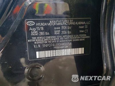 Zdjęcie 13 z 13 samochodu: 2018 HYUNDAI ELANTRA SE VIN:5NPD74LF9JH402754 - miniatura