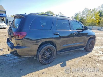 Trzecie zdjęcie samochodu z tyłu: 2017 TOYOTA SEQUOIA PLATINUM VIN:5TDDW5G16HS149386 - miniatura