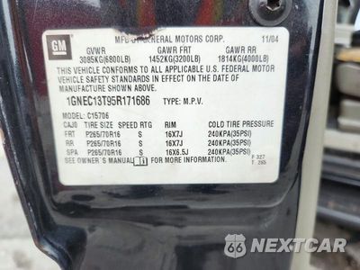 Zdjęcie 13 z 13 samochodu: 2005 CHEVROLET TAHOE C1500 VIN:1GNEC13T95R171686 - miniatura