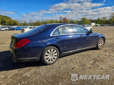 Trzecie zdjęcie samochodu z tyłu: 2015 MERCEDES-BENZ S 550 4MATIC VIN:WDDUG8FB5FA126528 - miniatura