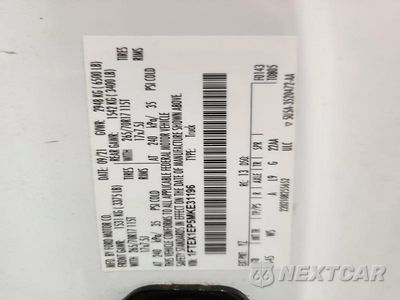 Zdjęcie 12 z 12 samochodu: 2021 FORD F150 SUPER CAB VIN:1FTEX1EP5MKE31196 - miniatura