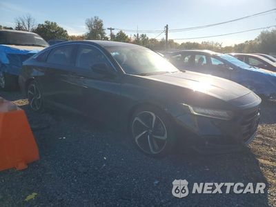 Czwarte zdjęcie samochodu z boku: 2022 HONDA ACCORD SPORT SE VIN:1HGCV1F43NA005596 - miniatura