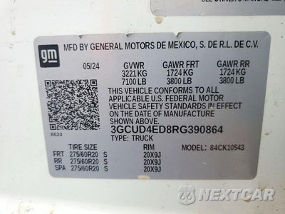 Zdjęcie 13 z 13 samochodu: 2024 CHEVROLET SILVERADO K1500 PPV VIN:3GCUD4ED8RG390864 - miniatura