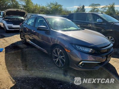 Czwarte zdjęcie samochodu z boku: 2021 HONDA CIVIC TOURING VIN:19XFC1F9XME003692 - miniatura