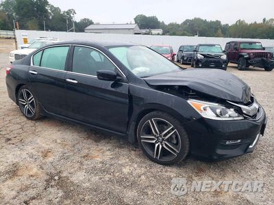 Czwarte zdjęcie samochodu z boku: 2017 HONDA ACCORD SPORT SPECIAL EDITION VIN:1HGCR2F10HA120127 - miniatura