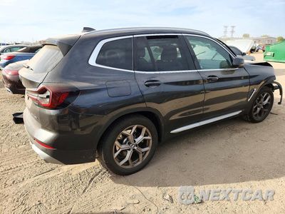 Trzecie zdjęcie samochodu z tyłu: 2023 BMW X3 XDRIVE30I VIN:5UX53DP09P9P16488 - miniatura