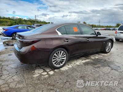 Trzecie zdjęcie samochodu z tyłu: 2018 INFINITI Q50 3.0T LUXE VIN:JN1EV7AR8JM439764 - miniatura