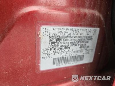 Zdjęcie 12 z 12 samochodu: 2017 NISSAN SENTRA SV VIN:3N1AB7AP5HL636174 - miniatura