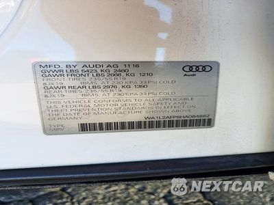 Zdjęcie 13 z 13 samochodu: 2017 AUDI Q5 PREMIUM PLUS VIN:WA1L2AFP8HA084862 - miniatura