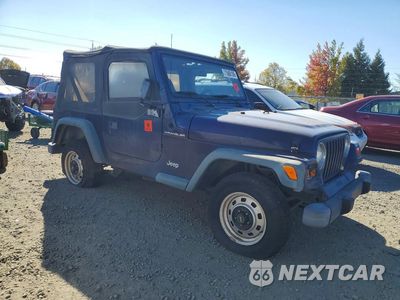 Czwarte zdjęcie samochodu z boku: 1999 JEEP WRANGLER VIN:1J4FY29P7XP447158 - miniatura