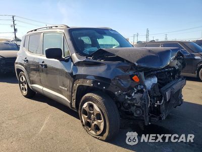 Czwarte zdjęcie samochodu z boku: 2016 JEEP RENEGADE SPORT VIN:ZACCJAAT6GPD82564 - miniatura