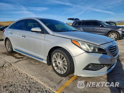 Czwarte zdjęcie samochodu z boku: 2015 HYUNDAI SONATA LIMITED VIN:5NPE34AF5FH199128 - miniatura