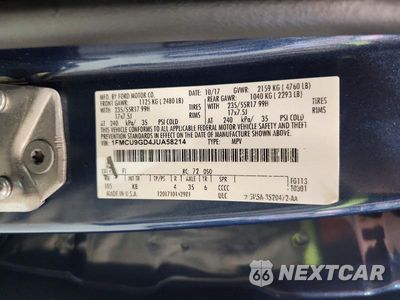 Zdjęcie 13 z 13 samochodu: 2018 FORD ESCAPE SE VIN:1FMCU9GD4JUA58214 - miniatura