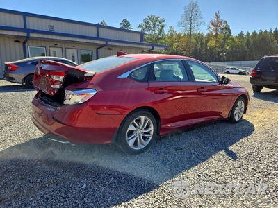 Trzecie zdjęcie samochodu z tyłu: 2018 HONDA ACCORD LX VIN:1HGCV1F15JA235849 - miniatura