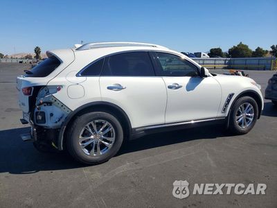 Trzecie zdjęcie samochodu z tyłu: 2012 INFINITI FX35 BASE VIN:JN8AS1MU6CM122445 - miniatura
