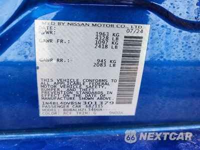 Zdjęcie 12 z 12 samochodu: 2025 NISSAN ALTIMA SV VIN:1N4BL4DV8SN301379 - miniatura