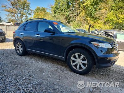 Czwarte zdjęcie samochodu z boku: 2005 INFINITI FX35 BASE VIN:JNRAS08W45X213409 - miniatura