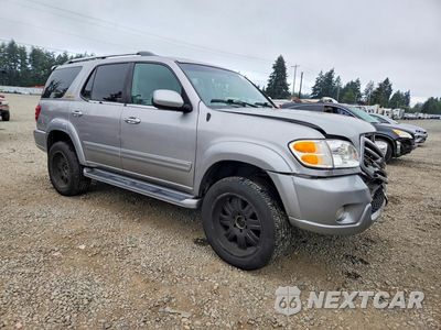 Czwarte zdjęcie samochodu z boku: 2001 TOYOTA SEQUOIA LIMITED VIN:5TDBT48A71S038554 - miniatura