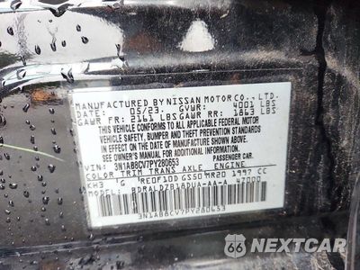 Zdjęcie 12 z 12 samochodu: 2023 NISSAN SENTRA SV VIN:3N1AB8CV7PY280653 - miniatura