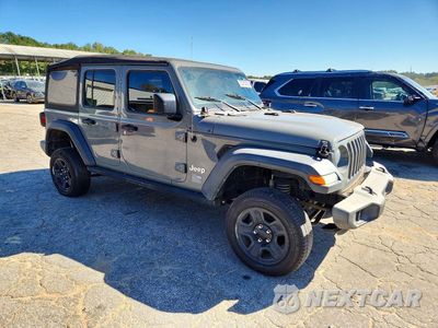 Czwarte zdjęcie samochodu z boku: 2018 JEEP WRANGLER UNLIMITED SPORT VIN:1C4HJXDN0JW274313 - miniatura