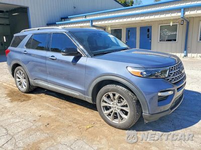 Czwarte zdjęcie samochodu z boku: 2021 FORD EXPLORER LIMITED VIN:1FMSK8FH5MGC16014 - miniatura