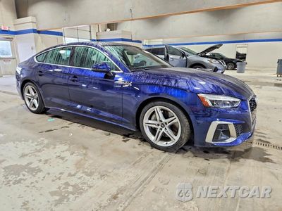 Czwarte zdjęcie samochodu z boku: 2021 AUDI A5 PREMIUM PLUS 45 VIN:WAUFACF50MA041737 - miniatura